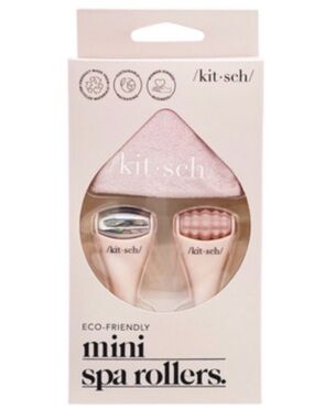 Kitsch Mini Spa Rollers - Blush Pink Set